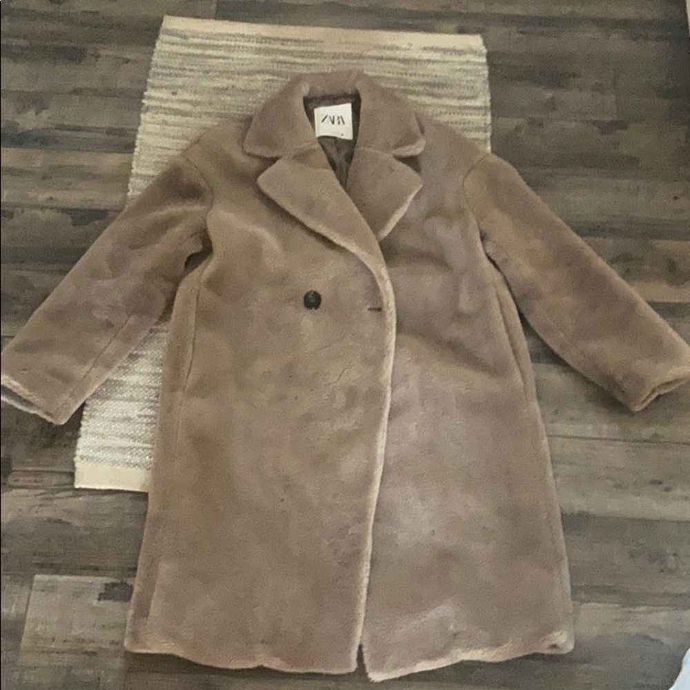 Beautiful faux fur coat...worn once!